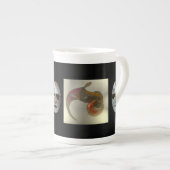 Het paard en de arrior porselein kop (Voorkant rechts)