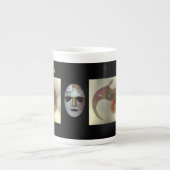 Het paard en de arrior porselein kop (Voorkant)