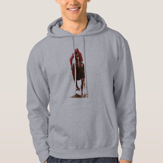 Het paard en de jockey hoodie (Voorkant)