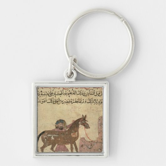 Het paard, illustratie sleutelhanger (Voorkant)