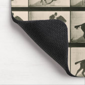 Het paard in Motion Early  Motion Afbeelding Muismat (Hoek)