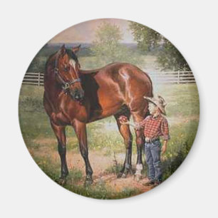 Het paard magneet