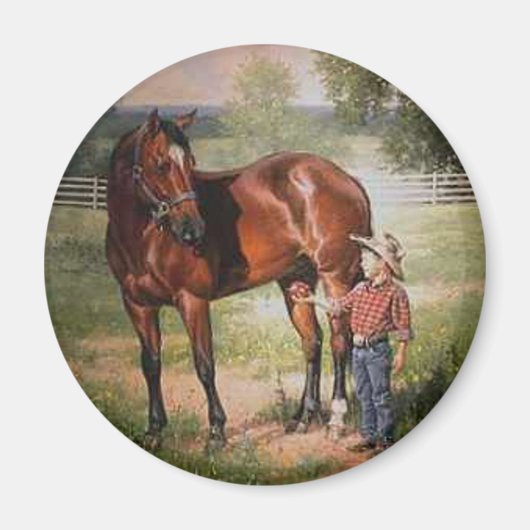 Het paard magneet (Voorkant)