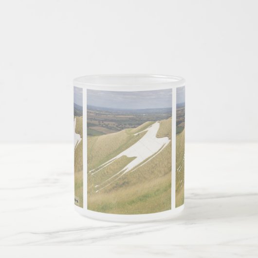 Het paard matglas koffiemok (Center)