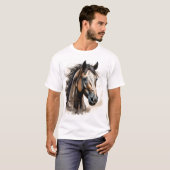 Het paard t-shirt (Voorkant volledig)