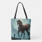 Het paard tote bag (Achterkant)