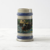 Het paard van de boerderij, zwarte het bierpul (Center)