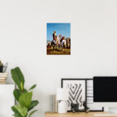 Het paard van Gaada of het paard van indiening Poster (Thuiskantoor)