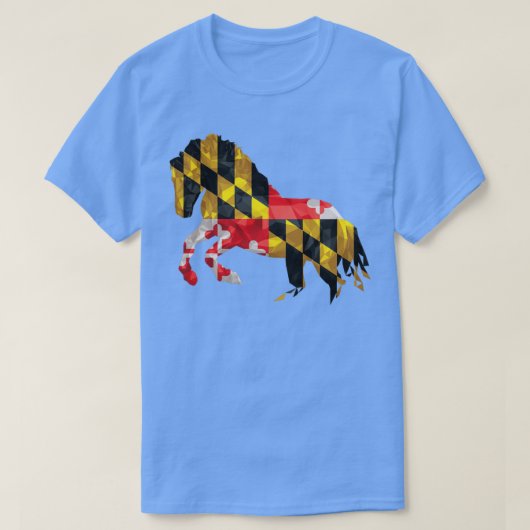 Het paard van Maryland T-shirt (Design voorkant)