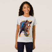 Het paard van Massachusetts, het paard van Morgan T-shirt (Voorkant volledig)