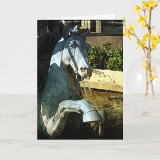 Het Paard van Neptunus, Detail 2, Verjaardag van Kaart (Gele Bloem)