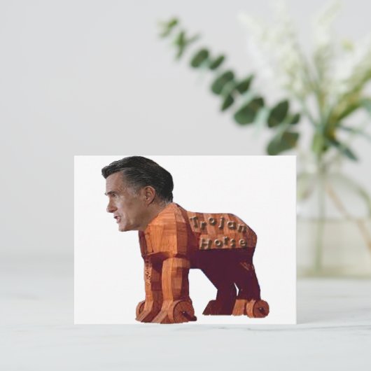 Het paard van Troje Briefkaart (Staand voorkant)