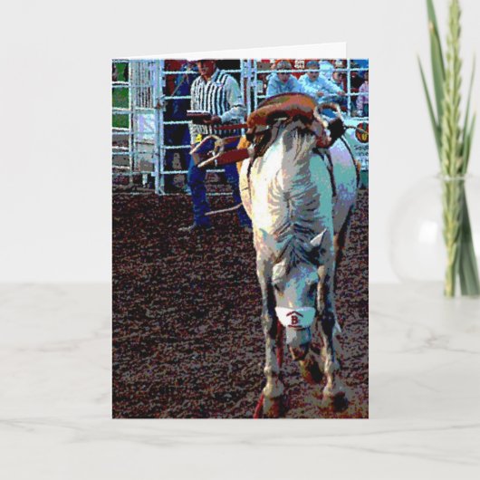 Het paard wint deze ronde kaart (Voorkant)