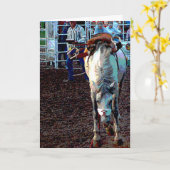 Het paard wint deze ronde kaart (Gele Bloem)