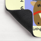 Het paard zegt T-shirts en Giften hinnik Muismat (Hoek)