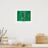 Het Paardenrace Schilderij Poster (Keuken)