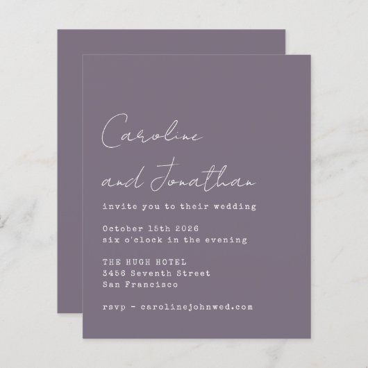 Het Paarse Berichten van het Manuscript van de Sch (Voorkant / Achterkant)