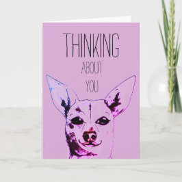Het paarse Denken aan u Kaart Chihuahua