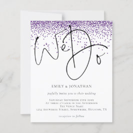 Het Paarse Glitter Manuscript van de begroting wij