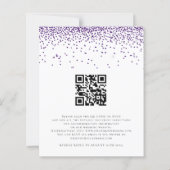 Het Paarse Glitter van de begroting wij QR Code We (Achterkant)