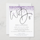 Het Paarse Glitter van de begroting wij QR Code We (Voorkant)