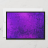 Het Paarse Gothic Weddenschap sparen de Datum Save The Date (Achterkant)