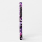 Het paarse hart van de romantiek Case-Mate iPhone case (Achterkant/links)
