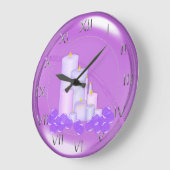 Het Paarse kaarsenhuis verlichten Grote Klok (Hoek)