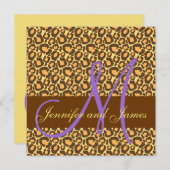 Het Paarse Monogram van de Nobelprijs voor de brui Kaart (Voorkant / Achterkant)