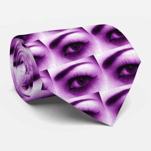Het Paarse Oogje. Stropdas (Opgerold)