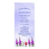 Het paarse paardenprogramma voor wilde dieren reclamekaart (Voorkant)