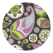 Het paarse Patroon van Paisley