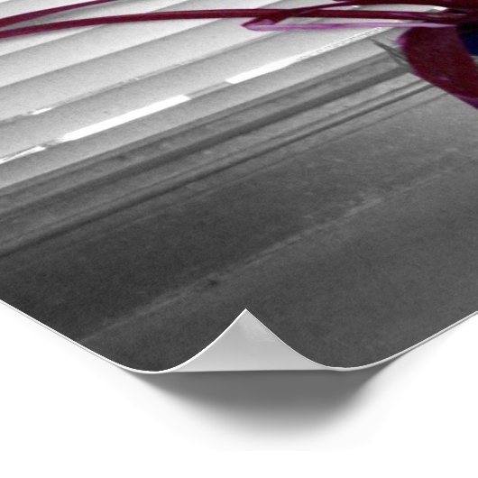 Het Paarse Plant Poster (Hoek)