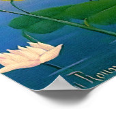 Het Paarse Poster Flamingos - Henri Rousseau (Hoek)