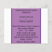 HET PAARSE TROUWKAARTJE FLYER (Achterkant)