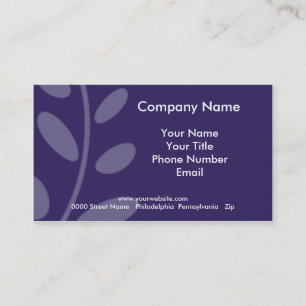 Het paarse Visitekaartje van het Blad
