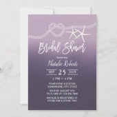 Het Paarse Vrijgezellenfeest van de Knot Beach Sta Kaart (Voorkant)