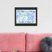 Het Paarse Web Canvas Afdruk (Insitu (Woonkamer))