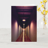 Het paarse Wenskaart van de Gang Kaart (Gele Bloem)