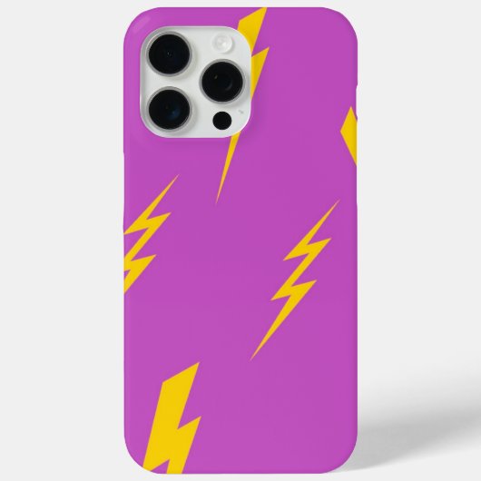 Het Paarse Y2K-patroon met achtergrondverlichting Case-Mate iPhone Case (Achterkant)