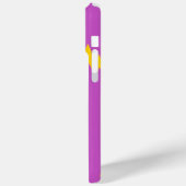 Het Paarse Y2K-patroon met achtergrondverlichting Case-Mate iPhone Case (Achterkant / Links)