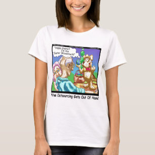 Het Paas Konijn Is Een Grappige Bosmarmot T-shirt