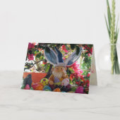 Het paashuis feestdagen kaart (Voorkant)