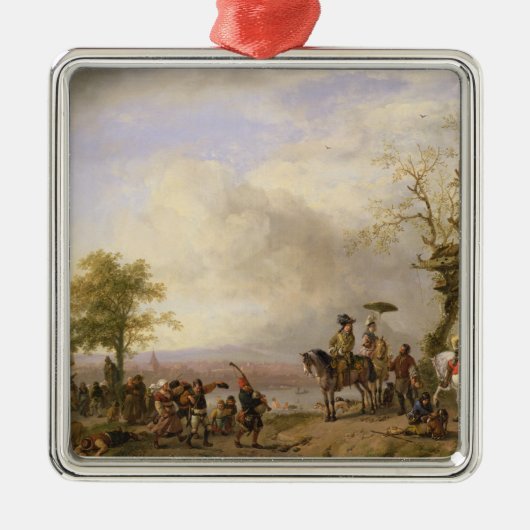Het paashuwelijk metalen ornament (Voorkant)