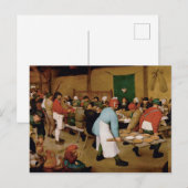 Het paashuwelijk van Pieter Bruegel in de Ouder Briefkaart (Voorkant / Achterkant)