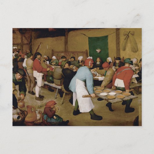 Het paashuwelijk van Pieter Bruegel in de Ouder Briefkaart (Voorkant)