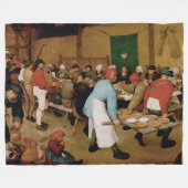 Het paashuwelijk van Pieter Bruegel in de Ouder Fleece Deken (Voorkant (Horizontaal))