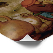 Het paashuwelijk van Pieter Bruegel in de Ouder Poster (Hoek)