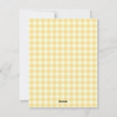 Het paaskuiken en het gouden paasei feestdagenkaart (Achterkant)