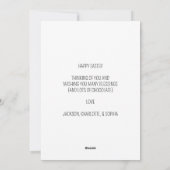 Het paaskuiken en het gouden paasei feestdagenkaart (Achterkant)